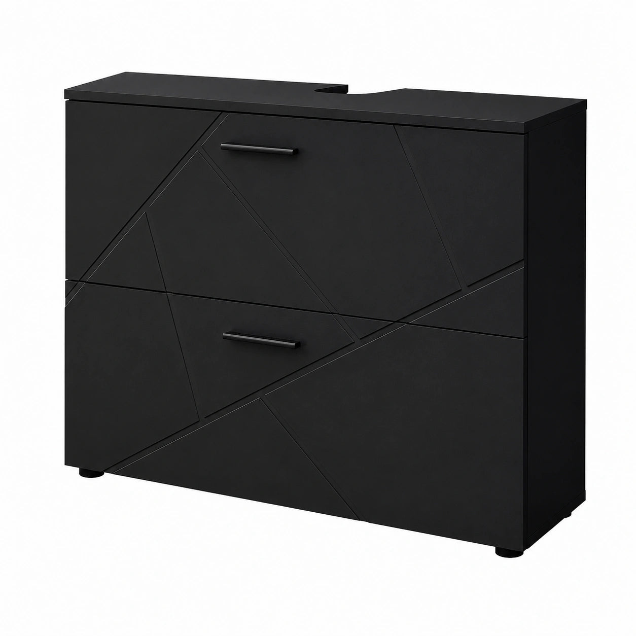 Waschbeckenunterschrank – 80 × 58.6 cm, Anthrazit - orviloq