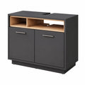 Waschbeckenunterschrank – 80 × 64 cm, Anthrazit - orviloq