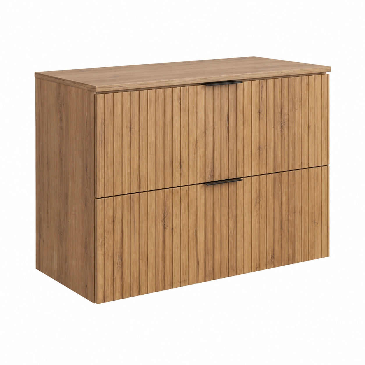 Schrank – 46 × 80 × 57 cm, moderner Stil, mit Schubladen, aus Eichenholz, Gold, für Badezimmer - orviloq