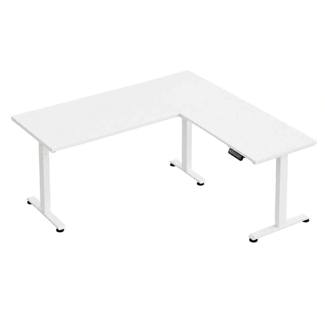 Schreibtisch – 120 × 120 cm, höhenverstellbar, elektrisch - orviloq