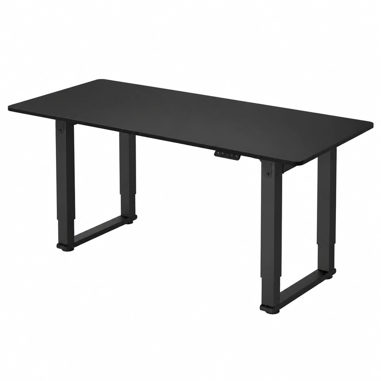 Schreibtisch – 180 × 110 cm, höhenverstellbar, Schwarz - orviloq