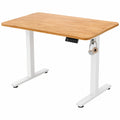 Schreibtisch – 90 × 60 cm, höhenverstellbar, elektrisch, Hellbraun - orviloq