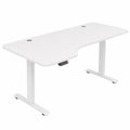 Schreibtisch – 160 × 75 cm, moderner Stil, höhenverstellbar, elektrisch, für Büro - orviloq
