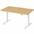 Schreibtisch – 160 × 80 cm, höhenverstellbar, mit Ablagen, für Büro - orviloq