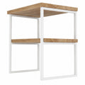 Waschtischunterschrank – 2er-Set, 30 × 80 cm, aus Metall - orviloq