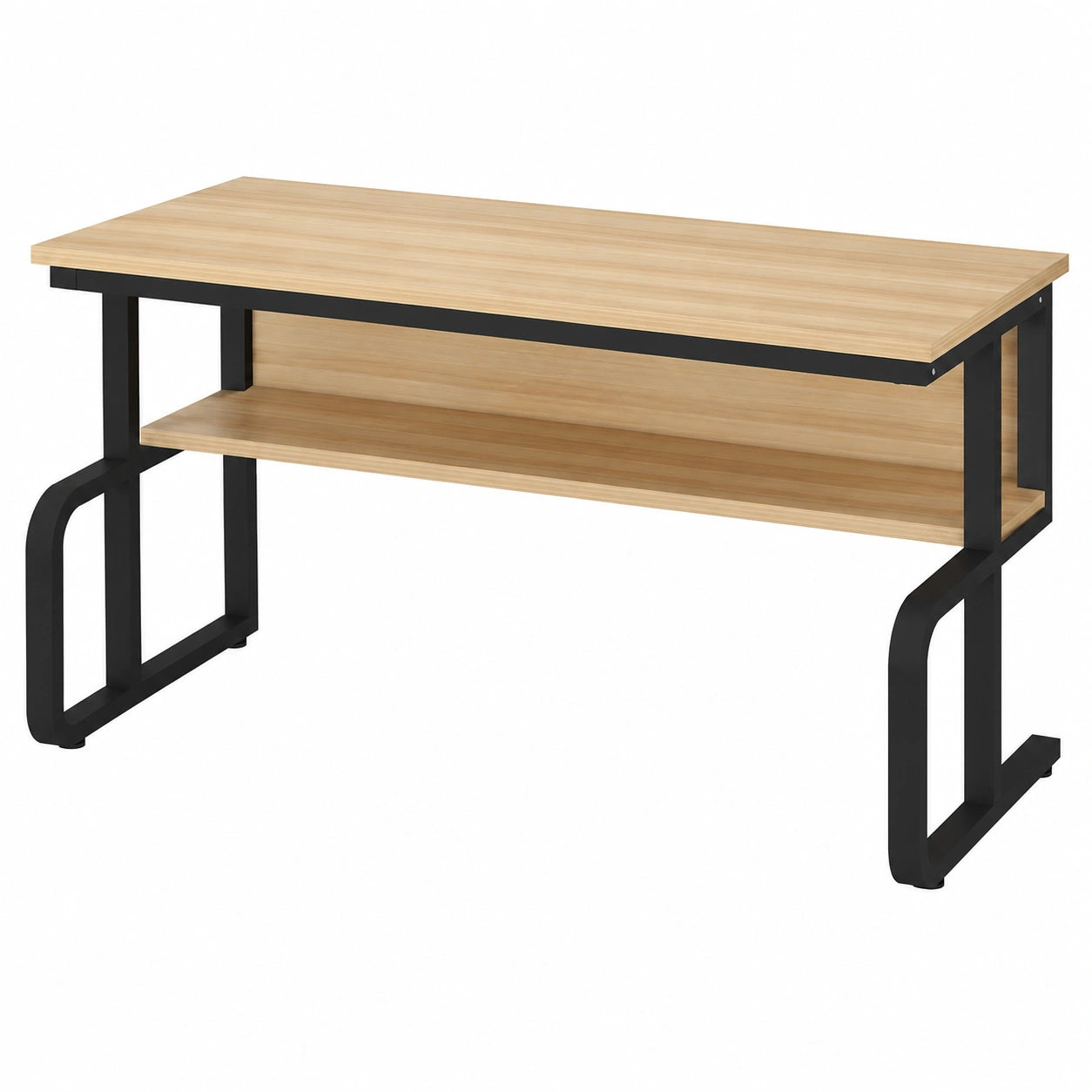 Schreibtisch – 80 × 50,8 cm, moderner Stil, aus Holz, für Wohnzimmer, Schlafzimmer und Büro - orviloq