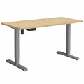 Schreibtisch – 180 × 80 cm, höhenverstellbar, elektrisch, Silber - orviloq